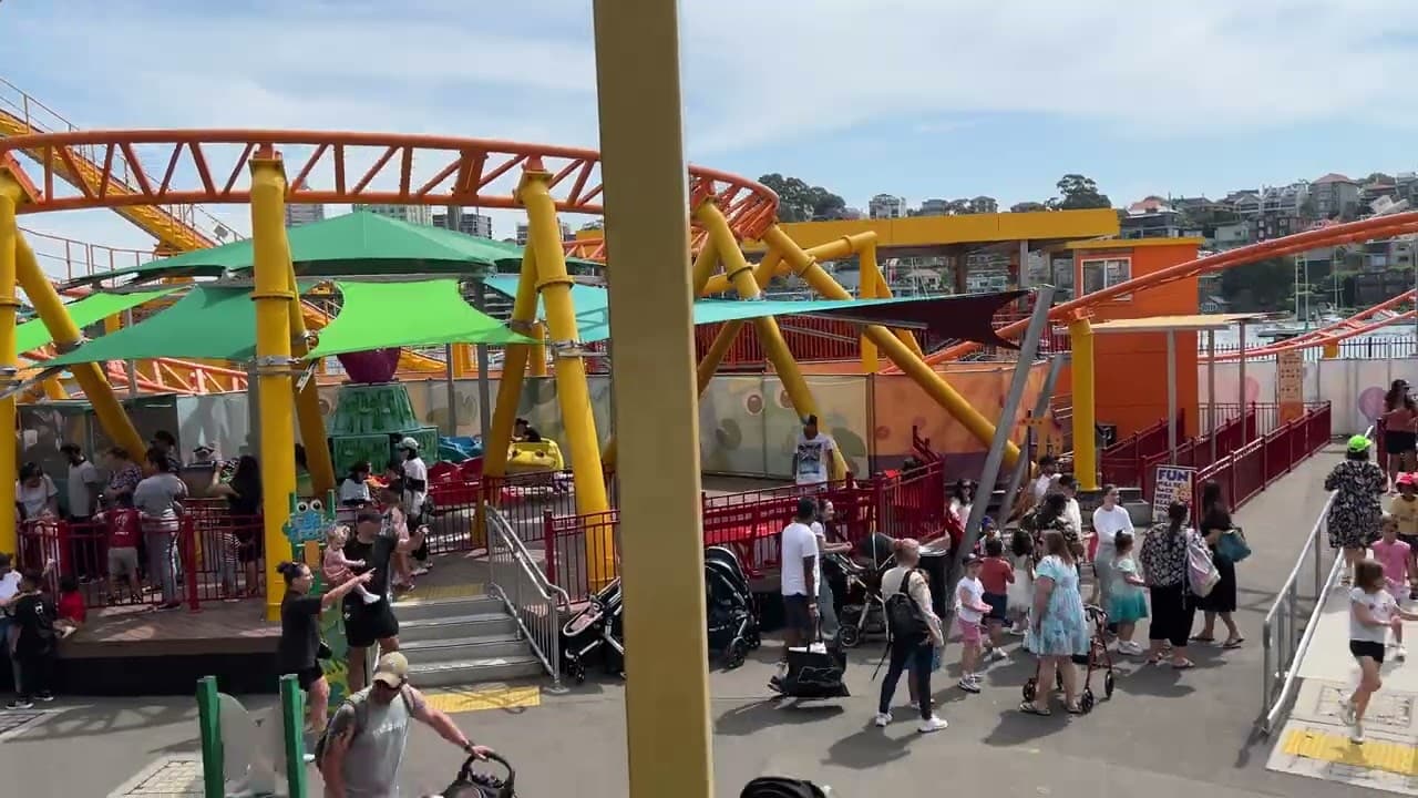 The Bug children's mini ferris wheel at Luna Park Sydney